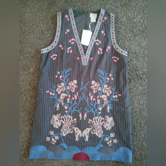 NWT FOXIEDOX EMBROIDERY DRESS - Picture 3 of 4